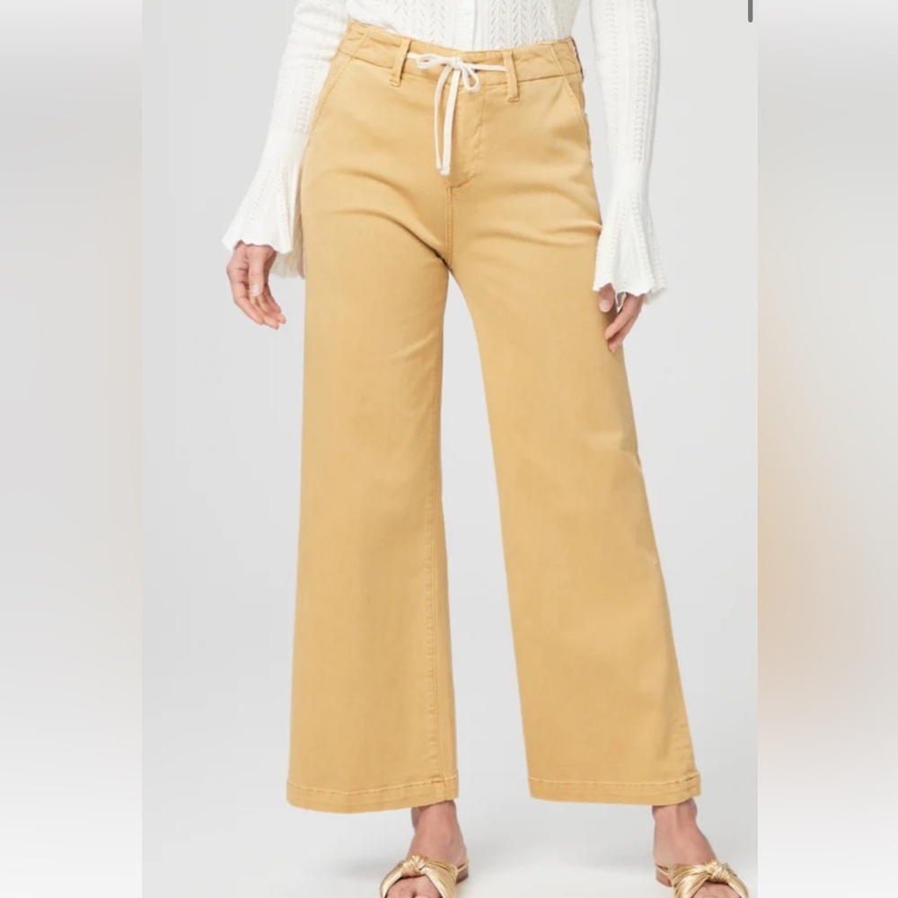 Paige Carly cropped drawstring pants, size 25